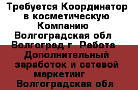 Требуется Координатор  в косметическую  Компанию - Волгоградская обл., Волгоград г. Работа » Дополнительный заработок и сетевой маркетинг   . Волгоградская обл.